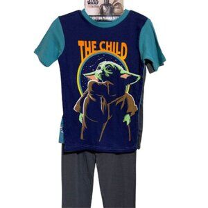 Star Wars The Child 2 sets of Cotton Long and Short Pajama Sets Size 12 NWT